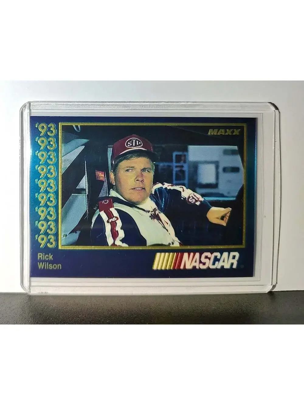 Rick Wilson 1993 Maxx Premier Plus Racing #44 NASCAR Card Petty Enterprises